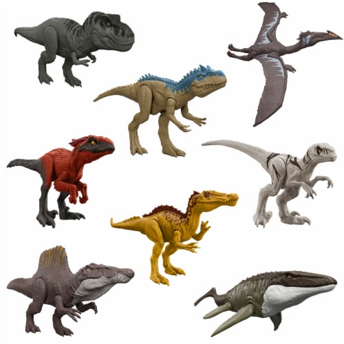 Mattel® Jurassic World Rebirth Atrocirapator Dinosaur Toy Perspective: bottom