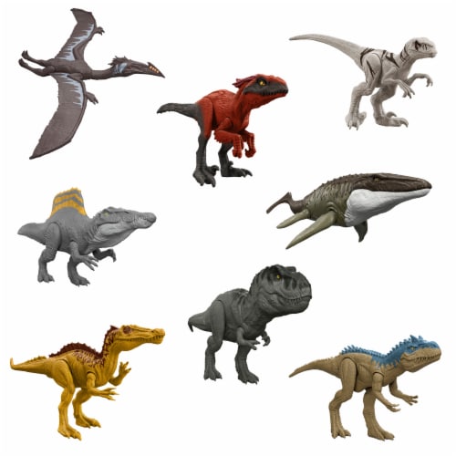 Mattel® Jurassic World Rebirth Tyrannosaurus Rex Dinosaur Toy Perspective: bottom