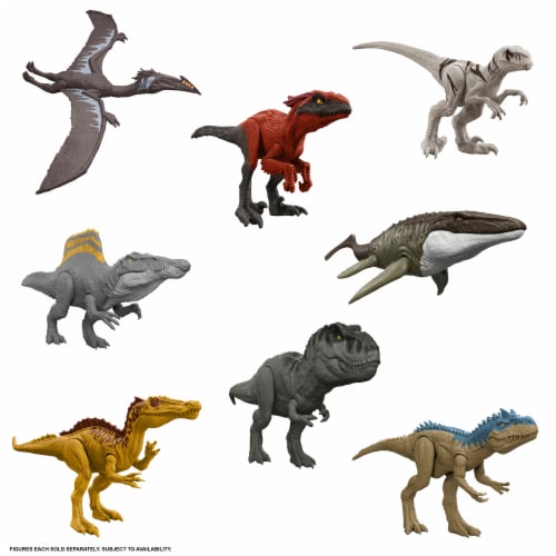 Mattel® Jurassic World Basic Spinosaurus Figure Toy Perspective: bottom