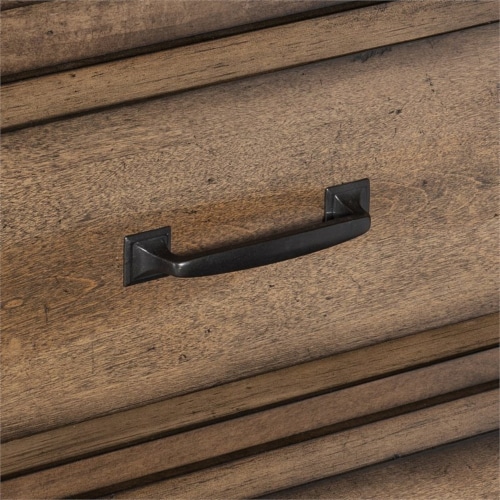 Lexicon Brevard 2 Drawer Wood Nightstand in Brown Perspective: bottom