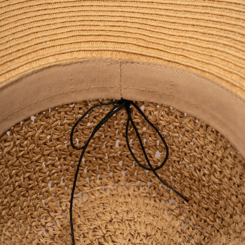 Collection 18 Straw Cowboy Hat - Tan Perspective: bottom