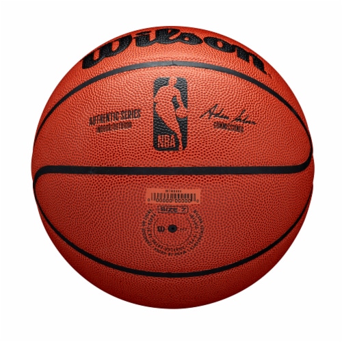 Wilson Sporting Goods NBA Authentic Indoor/Outdoor Official Basketball - Orange/Black Perspective: bottom