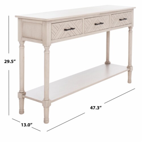 Greige console table deals