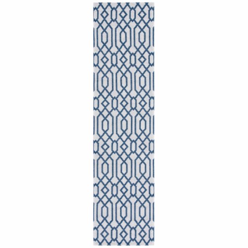 Safavieh Martha Stewart Cotton Area Rug - Blue/Gray Perspective: bottom