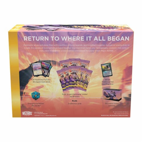 Magic The Gathering Dominaria® United Bundle Box Perspective: bottom