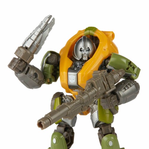 Hasbro F3172 4.5 inch Transformers Studio Series 80 Deluxe Transformers: Bumblebee Brawn F Perspective: bottom