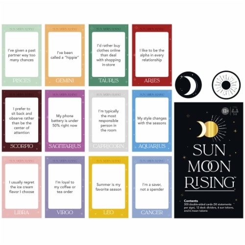 Hasbro Astrology Party Game Sun Moon Rising™ Perspective: bottom