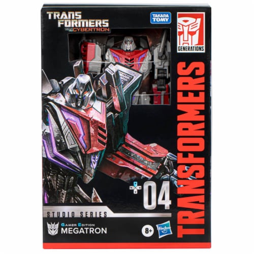 Hasbro F7244 6.5 inch Transformers Studio Series Voyager 04 Gamer Edition Megatron Action Perspective: bottom