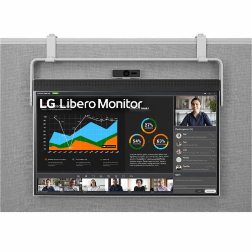 LG 27MQ70QC 27 inch QHD IPS HDR 10 Libero Monitor Perspective: bottom