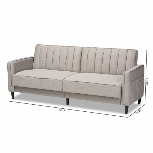 Light grey sleeper shop sofa