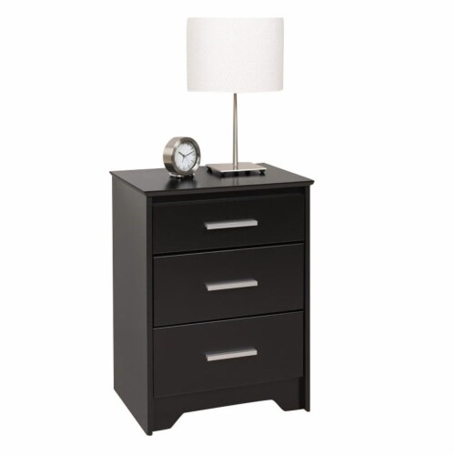 Mainstays black nightstand deals