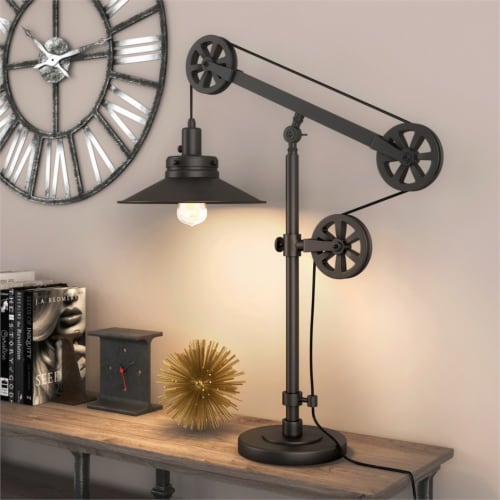 Pulley sales table lamp