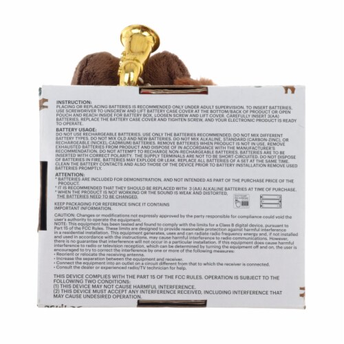 Holiday Home Animated Rudolph Plush Perspective: bottom