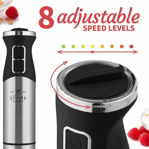 Zulay Kitchen Immersion Hand Blender 500W - Black Perspective: bottom