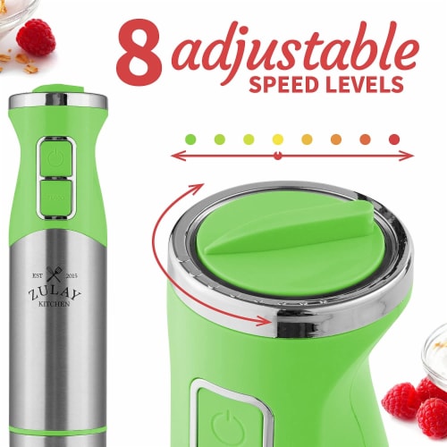 Zulay Kitchen Immersion Hand Blender 500W - Green Perspective: bottom