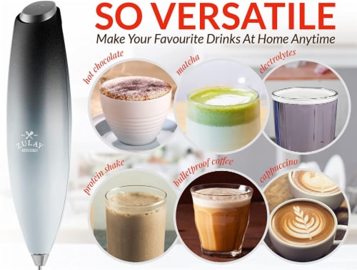 Zulay Kitchen Milk Frother (Without Stand) - Storm Perspective: bottom