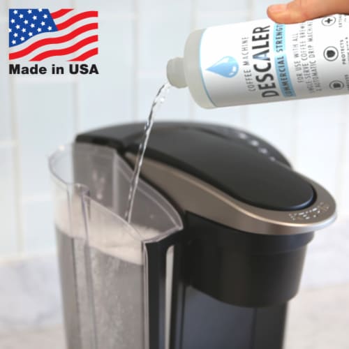 Descaler & Cleaner (3 Uses) - MADE IN USA - Descaling Solution for Keurig  Brewers, Nespresso, Delonghi, Breville & All Coffee Makers & Espresso  Machines 