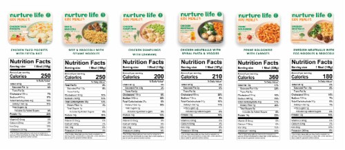 Nurture Life Healthy Toddler & Kid Food Flavor Explorer 6-Meal Variety Pack, Organic Focus Perspective: bottom