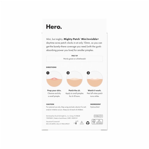 Hero Cosmetics Mighty Patch Invisible+ Mini Patches Perspective: bottom