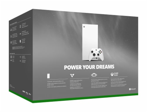 XBox Series X- 1 TB Digital Robot White Perspective: bottom