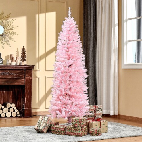 Slim artificial shop christmas tree