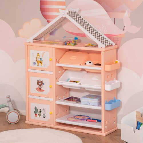 Multi-Style Shelf Organizer for Kids Bedroom Storage, Toy Storage, and More Perspective: bottom