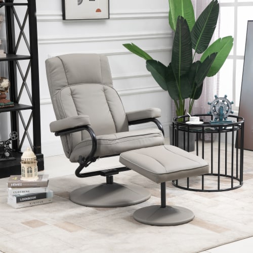 Modern Faux Leather Ottoman Footrest Stool Foot Rest Small Chair Seat Sofa  Couch, 1 Unit - Kroger