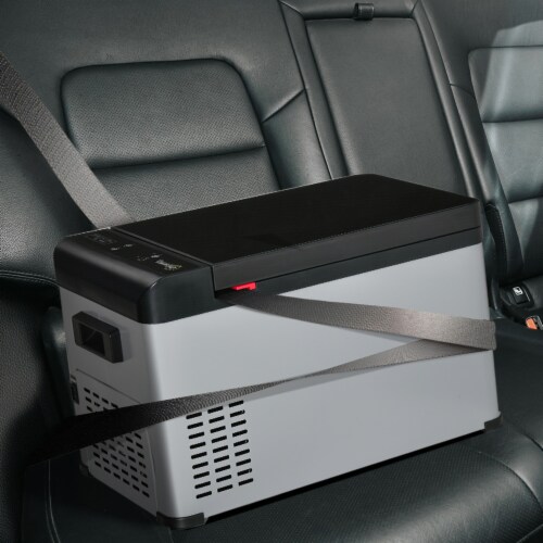 Car Refrigerator 29 QT Portable Camping Fridge Freezer 12/24V DC, 110-240V AC Perspective: bottom