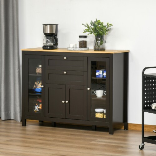 Buffet with drawers and shelves discount