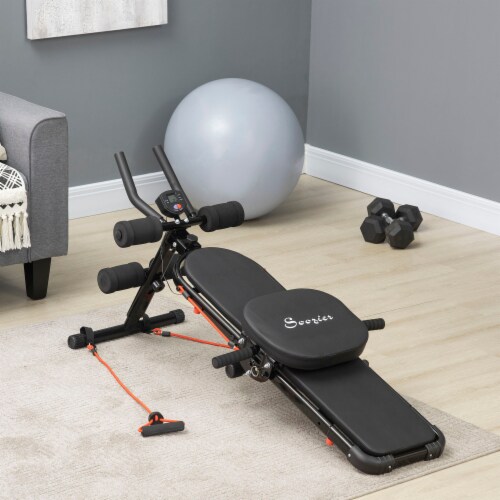 Multi-Workout Ab Machine Foldable Abdominal Cruncher Sit Up Bench Side  Shaper, 1 Unit - Fred Meyer