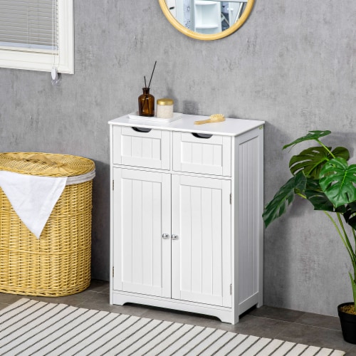 Short Pedestal Sink Washroom Storage Furniture w/Double Doors and Moveable  Shelf, 1 Unit - Kroger