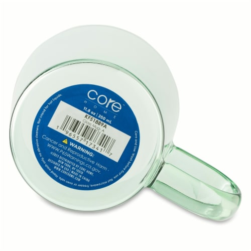 Core Home™ Glass Mug Green Perspective: bottom