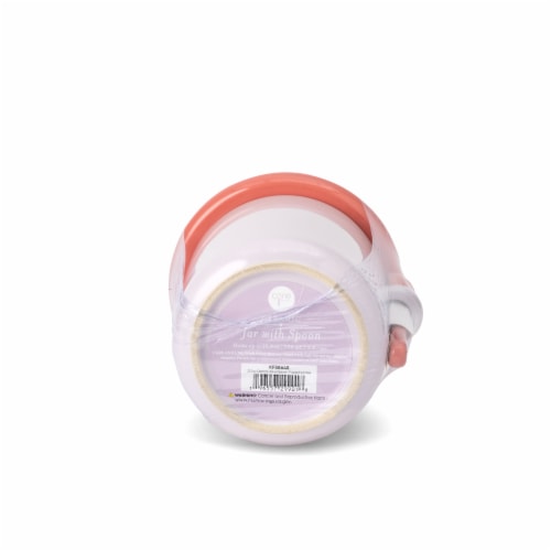 Core Ceramic Jar with Spoon - Purple Perspective: bottom