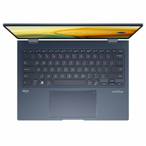 Asus UP3404VADS74 14 inch Zenbook Flip 2-in-1 OLED Laptop - Intel Core i7-1360P - 16GB/1TB Perspective: bottom