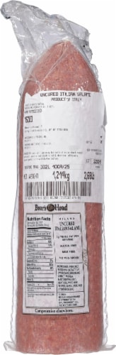 Boar's Head Milano Uncured Italian Salami Perspective: bottom