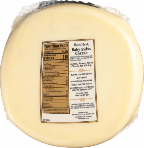 Boar's Head Baby Swiss Cheese Perspective: bottom