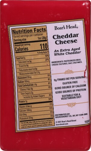 Boar’s Head Sharp Wisconsin Cheddar Cheese Perspective: bottom