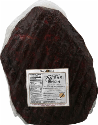 Boar’s Head First Cut Pastrami Brisket Perspective: bottom