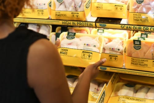 Sanderson Farms® Fresh Whole Cut Up Chicken with Giblets Perspective: bottom