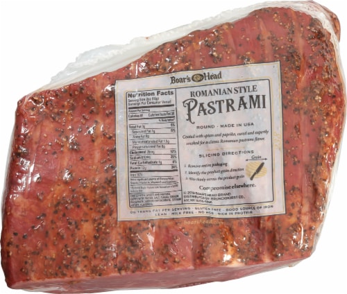 Boar’s Head Romanian Style Pastrami Perspective: bottom