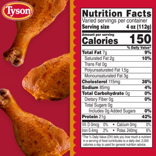 Tyson® All Natural Fresh Chicken Drumsticks Perspective: bottom