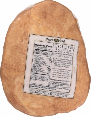 Boar's Head Golden Roasted Turkey Breast Perspective: bottom