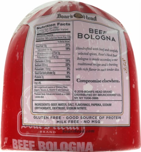 Boar's Head Beef Bologna Perspective: bottom