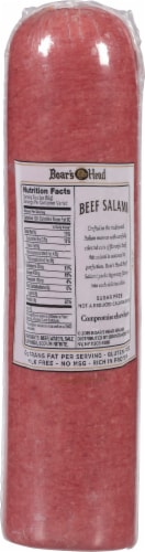 Boar's Head Beef Salami Perspective: bottom