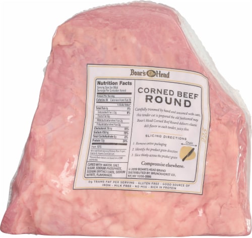 Boar's Head Corned Beef Round Perspective: bottom