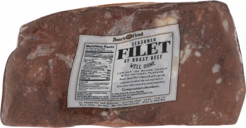 Boar's Head Seasoned Filet of Roast Beef Perspective: bottom