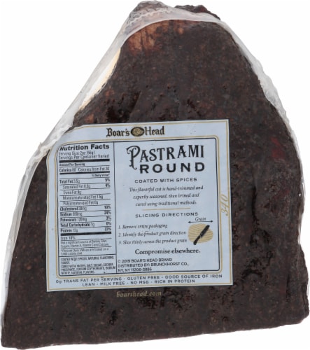 Boar's Head Pastrami Round Perspective: bottom