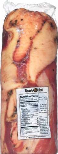 Boar’s Head Uncured Pancetta Perspective: bottom
