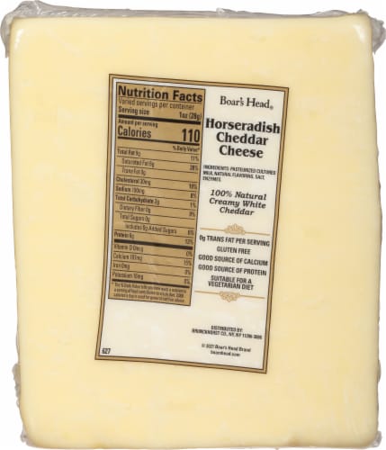 Boar’s Head Horseradish Cheddar Cheese Perspective: bottom