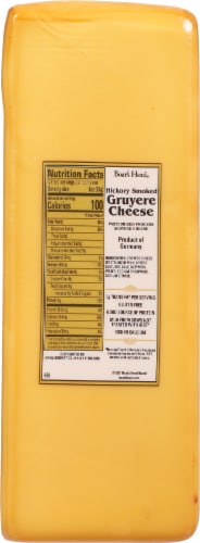 Boar’s Head Hickory Smoked Gruyere Cheese Perspective: bottom